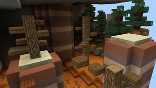 Screenshot of the Minecraft Bedrock Marketplace product Spiral Isle Parkour created by Eescal Studios.