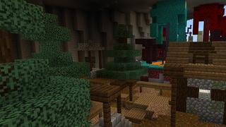 Screenshot of the Minecraft Bedrock Marketplace product Spiral Isle Parkour created by Eescal Studios.