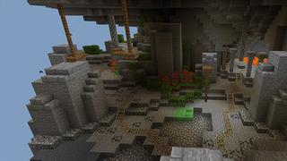 Screenshot of the Minecraft Bedrock Marketplace product Spiral Isle Parkour created by Eescal Studios.
