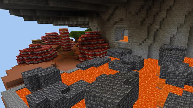 Screenshot of the Minecraft Bedrock Marketplace product Spiral Isle Parkour created by Eescal Studios.