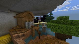 Screenshot of the Minecraft Bedrock Marketplace product Spiral Parkour created by Eescal Studios.