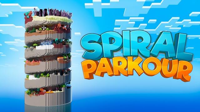 Thumbnail of the Minecraft Bedrock Marketplace product Spiral Parkour created by Eescal Studios.