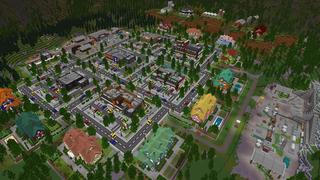 Screenshot of the Minecraft Bedrock Marketplace product Suburban Life created by Eescal Studios.