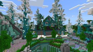 Screenshot of the Minecraft Bedrock Marketplace product Super Chill Mansion created by Eescal Studios.