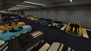 Screenshot of the Minecraft Bedrock Marketplace product Supercar Initial Drift created by Eescal Studios.