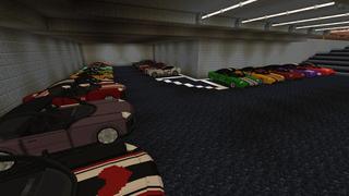Screenshot of the Minecraft Bedrock Marketplace product Supercar Initial Drift created by Eescal Studios.