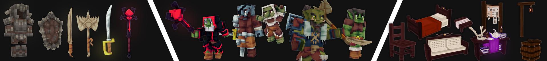 Panorama of the Minecraft Bedrock Marketplace product Survivor's Mountain created by Eescal Studios.