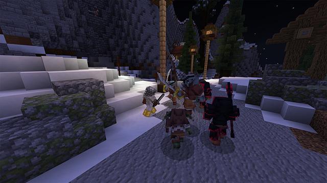 Screenshot of the Minecraft Bedrock Marketplace product Survivor's Mountain created by Eescal Studios.