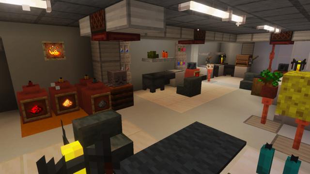 Screenshot of the Minecraft Bedrock Marketplace product Underwater Facility created by Eescal Studios.
