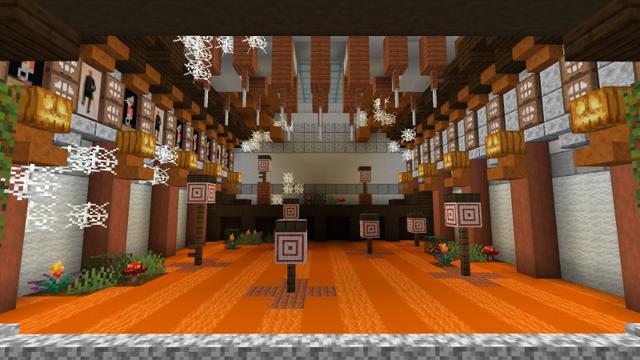 Screenshot of the Minecraft Bedrock Marketplace product Underwater Spooky Mansion created by Eescal Studios.
