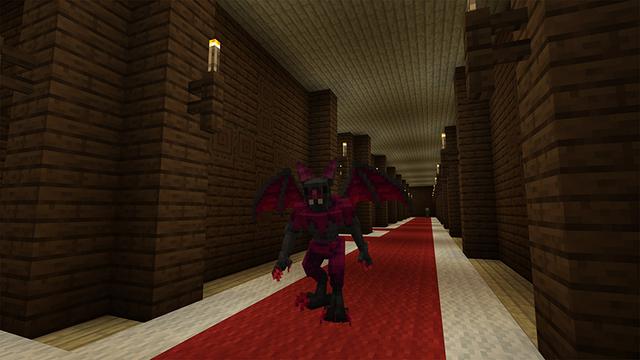 Screenshot of the Minecraft Bedrock Marketplace product Vampire Expansion Add-On created by Eescal Studios.
