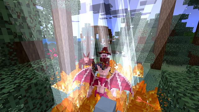 Screenshot of the Minecraft Bedrock Marketplace product Vampire Expansion Add-On created by Eescal Studios.
