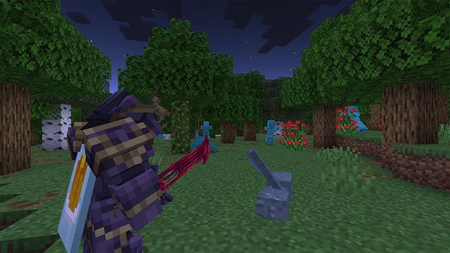 Screenshot of the Minecraft Bedrock Marketplace product Vampire Expansion Add-On created by Eescal Studios.