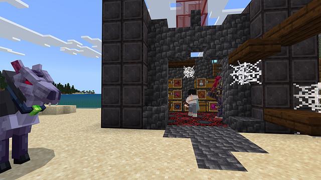 Screenshot of the Minecraft Bedrock Marketplace product Vampire Expansion Add-On created by Eescal Studios.