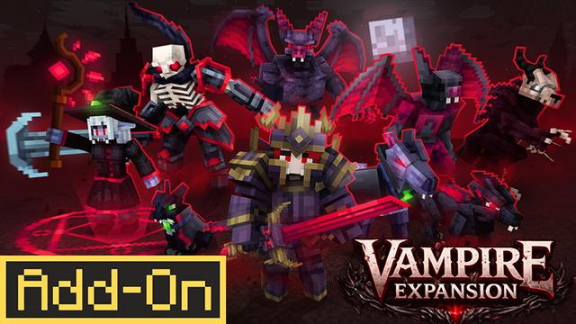 Thumbnail of the Minecraft Bedrock Marketplace product Vampire Expansion Add-On created by Eescal Studios.