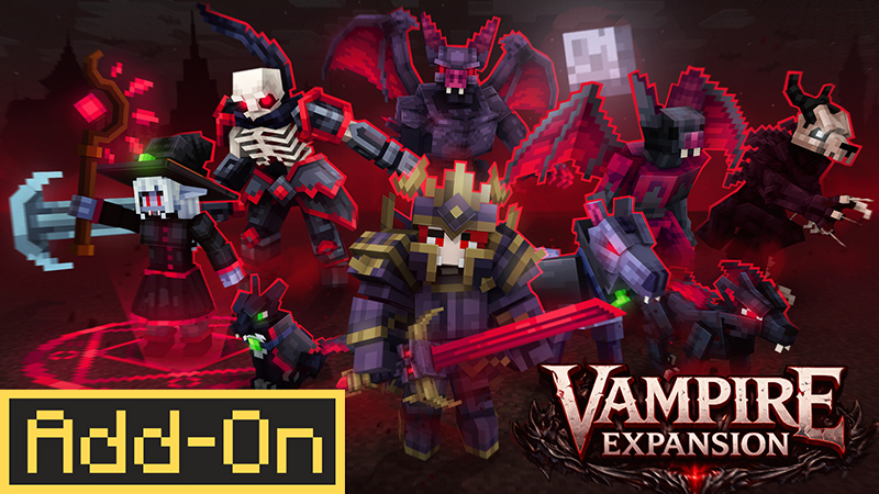 Thumbnail of the Minecraft Bedrock Marketplace product Erweiterungs-Add-On „Vampire“ created by Eescal Studios.