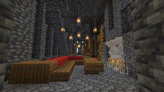 Screenshot of the Minecraft Bedrock Marketplace product Vampire Manor created by Eescal Studios.