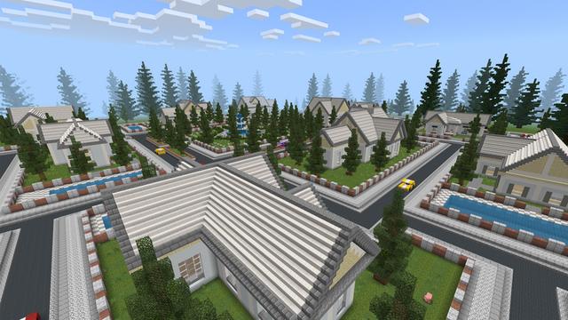 Screenshot of the Minecraft Bedrock Marketplace product White Furniture created by Eescal Studios.