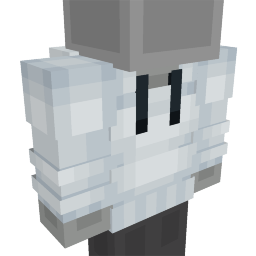 Thumbnail of the Minecraft Bedrock Marketplace product White Hoodie created by Eescal Studios.