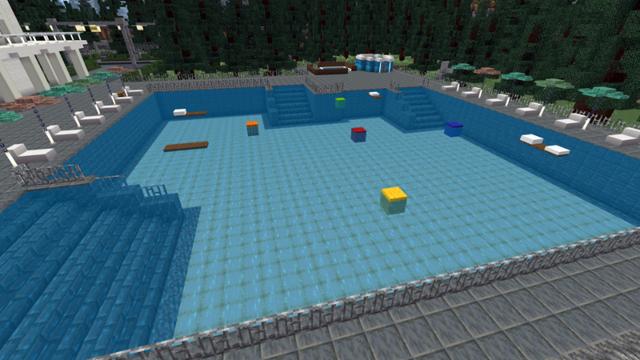 Screenshot of the Minecraft Bedrock Marketplace product Worlds Richest Mansion created by Eescal Studios.