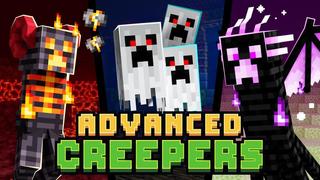 Thumbnail of the Minecraft Bedrock Marketplace product Advanced Creepers created by Enchanted.