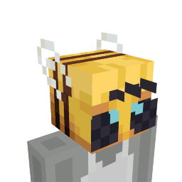 Thumbnail of the Minecraft Bedrock Marketplace product Bee headwear created by Enchanted.