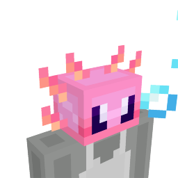 Thumbnail of the Minecraft Bedrock Marketplace product Cute Axolotl Mask created by Enchanted.