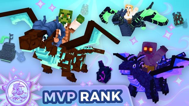 Thumbnail of the Minecraft Bedrock Marketplace product [DRAGONS] MVP Rank created by Enchanted.