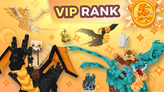 Thumbnail of the Minecraft Bedrock Marketplace product [DRAGONS] VIP Rank created by Enchanted.