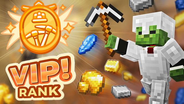 Thumbnail of the Minecraft Bedrock Marketplace product [MINES] VIP Rank [30 Days] created by Enchanted.