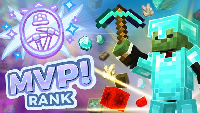 Thumbnail of the Minecraft Bedrock Marketplace product MVP Rank [MINES] created by Enchanted.