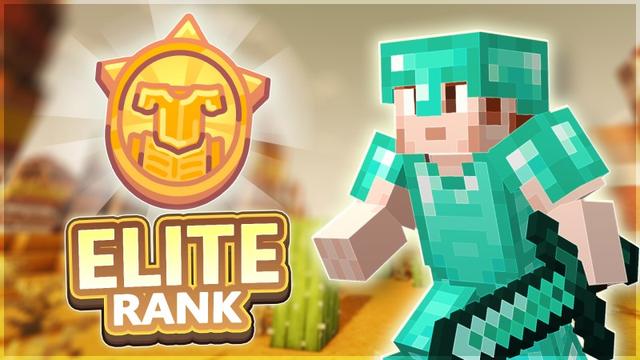 Thumbnail of the Minecraft Bedrock Marketplace product [OP SMP] Elite Rank [30 Days] created by Enchanted.