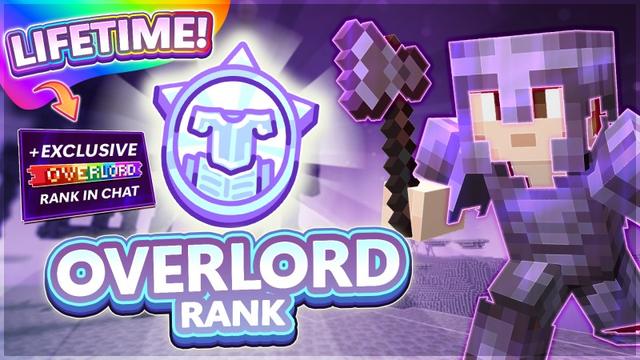 Thumbnail of the Minecraft Bedrock Marketplace product [OP SMP] Overlord Rank [LIFETIME] created by Enchanted.