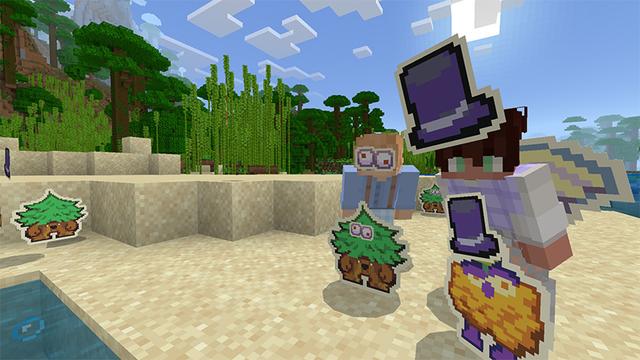 Screenshot of the Minecraft Bedrock Marketplace product Paper Pets Add-on created by Enchanted.