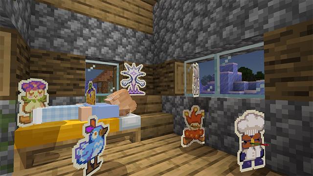 Screenshot of the Minecraft Bedrock Marketplace product Paper Pets Add-on created by Enchanted.