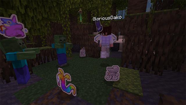 Screenshot of the Minecraft Bedrock Marketplace product Paper Pets Add-on created by Enchanted.