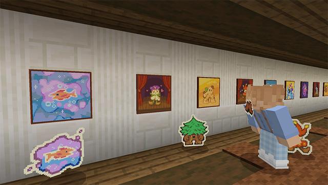 Screenshot of the Minecraft Bedrock Marketplace product Paper Pets Add-on created by Enchanted.