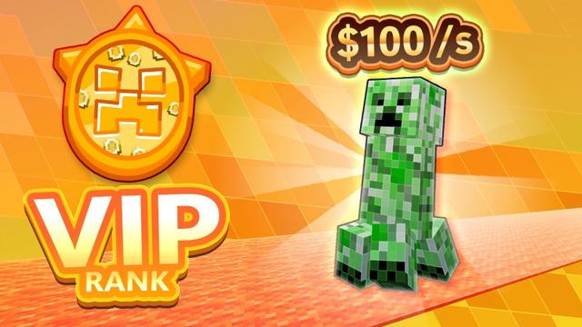 Thumbnail of the Minecraft Bedrock Marketplace product [STEAL A MOB] VIP Rank - 30 days created by Enchanted.