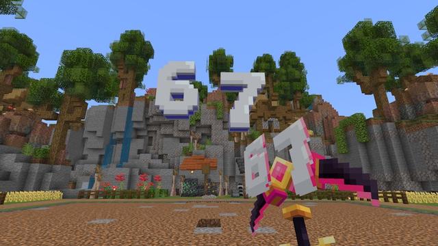 Screenshot of the Minecraft Bedrock Marketplace product [Treasure Hunt] 6 7 Pickaxe created by Enchanted.