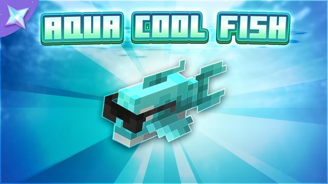 Thumbnail of the Minecraft Bedrock Marketplace product [Treasure Hunt] Aqua Cool Fish Pet created by Enchanted.