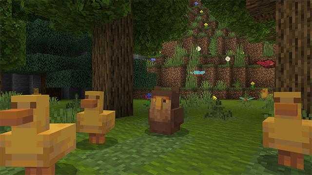 Screenshot of the Minecraft Bedrock Marketplace product Animals Add-On 1.0 Legend created by Endorah.