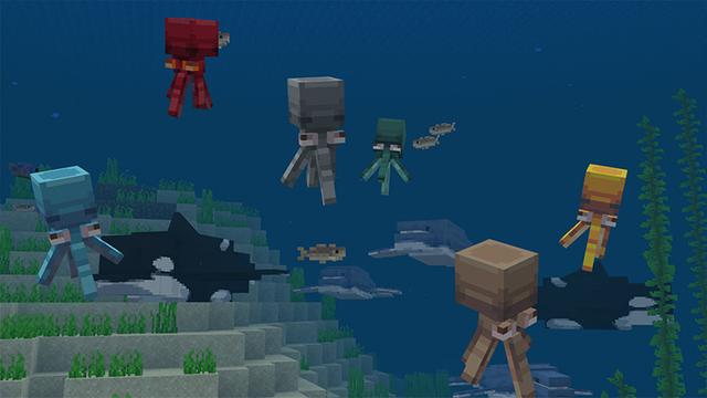 Screenshot of the Minecraft Bedrock Marketplace product Animals Add-On 1.0 Legend created by Endorah.