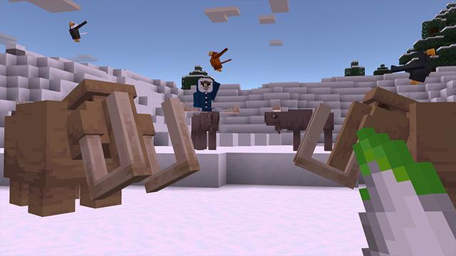 Screenshot of the Minecraft Bedrock Marketplace product Animals Add-On 1.0 Legend created by Endorah.