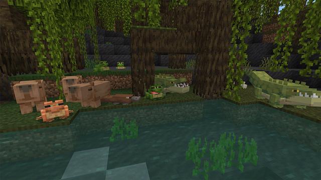 Screenshot of the Minecraft Bedrock Marketplace product Animals Add-On 1.0 Legend created by Endorah.