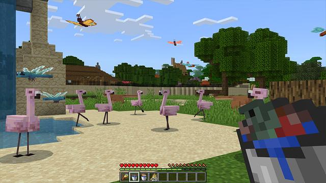 Screenshot of the Minecraft Bedrock Marketplace product Animals Add-On 1.0 Legend created by Endorah.