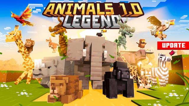 Thumbnail of the Minecraft Bedrock Marketplace product Animals Add-On 1.0 Legend created by Endorah.