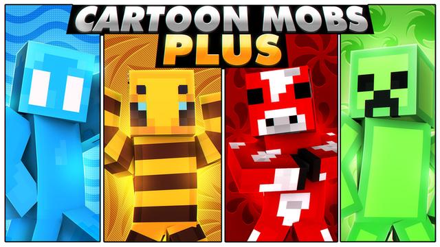 Thumbnail of the Minecraft Bedrock Marketplace product Cartoon Mobs PLUS created by Endorah.