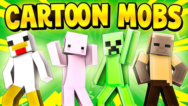 Thumbnail of the Minecraft Bedrock Marketplace product Cartoon Mobs created by Endorah.