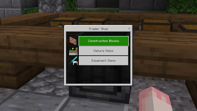 Screenshot of the Minecraft Bedrock Marketplace product Add-On Economia created by Endorah.