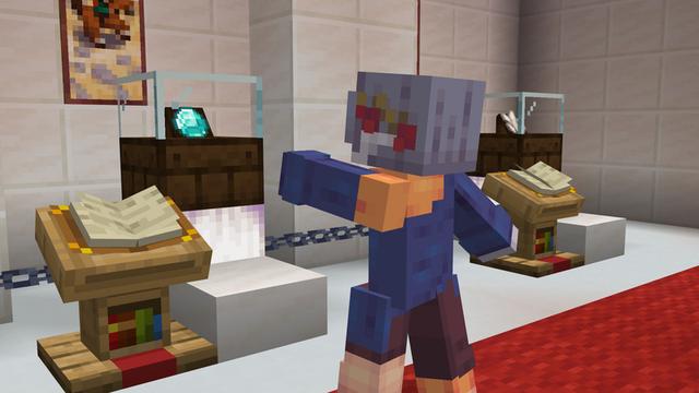 Screenshot of the Minecraft Bedrock Marketplace product Add-On Economia created by Endorah.